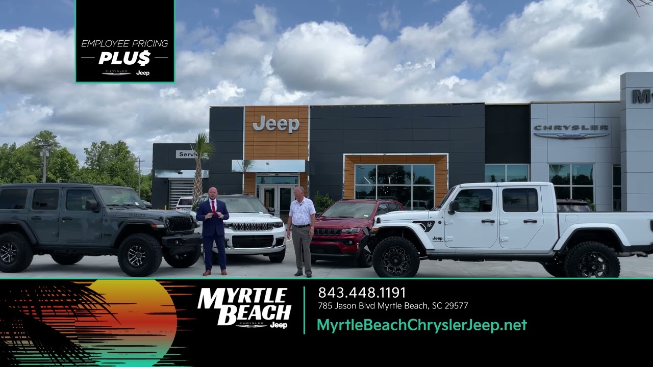 Make This The Summer Sales Event at Myrtle Beach Chrysler Jeep!