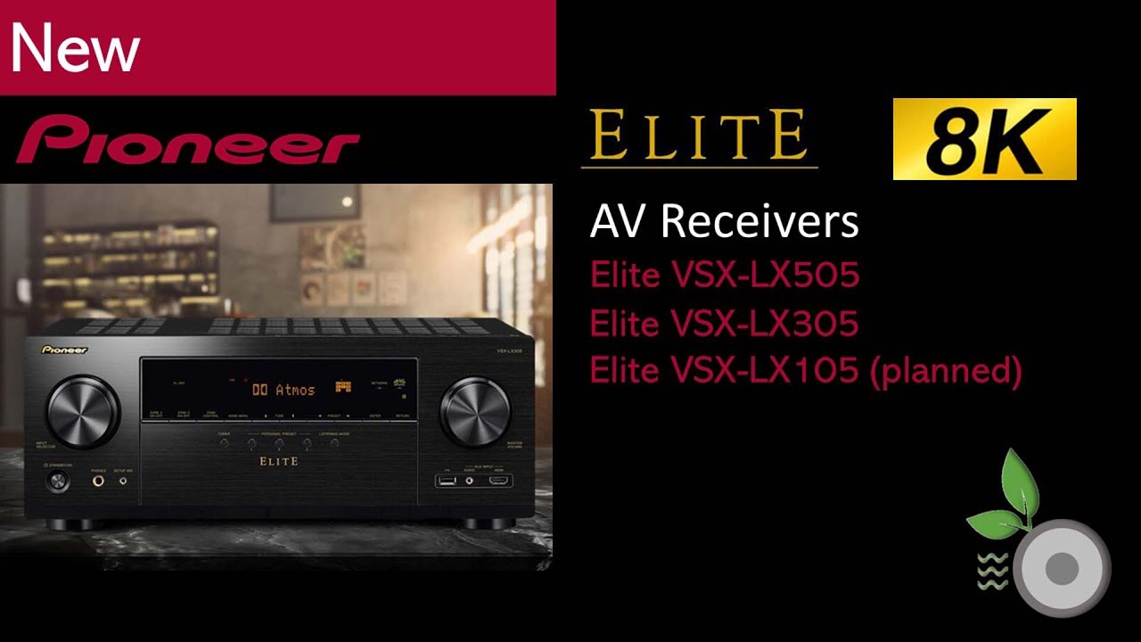 Pioneer Elite 2021 8K AV Receivers YouTube