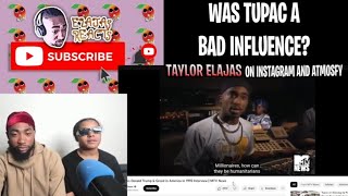 Was Tupac a Bad Influence? | Tupac Talks Donald Trump & Greed in America | ELAJAS REACTS