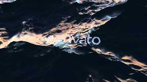 Ocean Logo Revealer After Effects Project Download