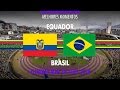 Melhores Momentos - Equador 0 x 3 Brasil - Eliminatórias da Copa 2018 - 01/09/2016