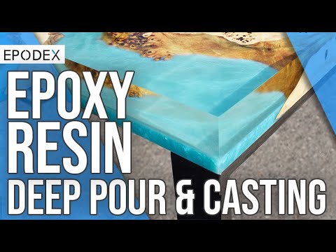 How to Mix and Pour Deep Pour Epoxy Resin - [LIVE EDGE DEEP POUR] 