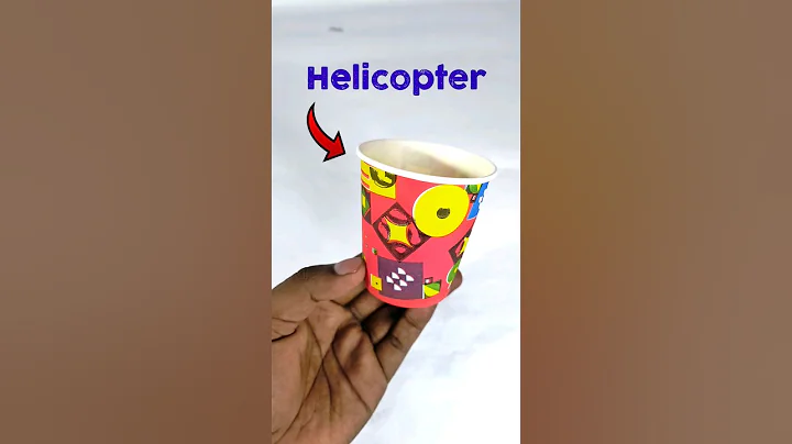Paper Cup Helicopter 🚁 #shorts