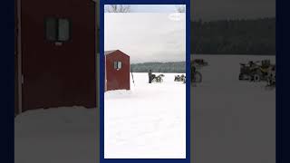 First responders warn of thin ice after snowmobiler falls through Lake Sunapee