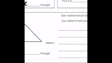 5th Math - Friday 04/24 - Classify Triangles Angles - Intro