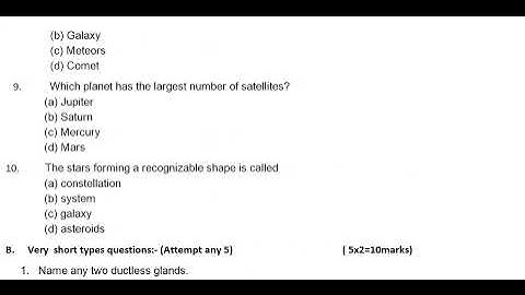 Class 8 unit test 3 science 2022 question paper