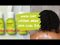 WASH DAY/ FIRST IMPRESSION USING NEW DEVA CURL 3.0 COLLECTION