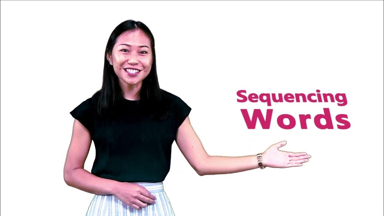 Writing Tips for Sequencing Words YouTube