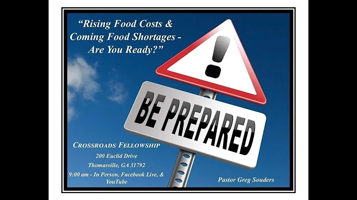 Rising Food Costs & Coming Food Shortages - Be Prepared!