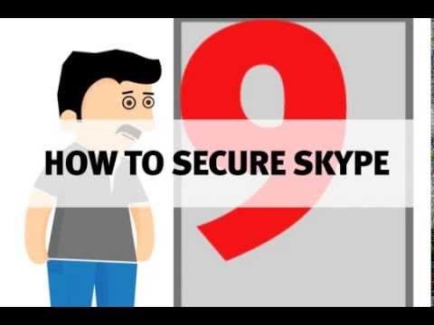 Lesson #9 -- How to Secure Your Skype Account