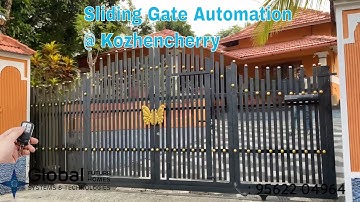 Automatic Sliding Gate Motor installed at Kozhencherry, Pathanamthitta| Gate Automation 📞9562204964