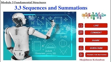 3.3 Sequences and Summations
