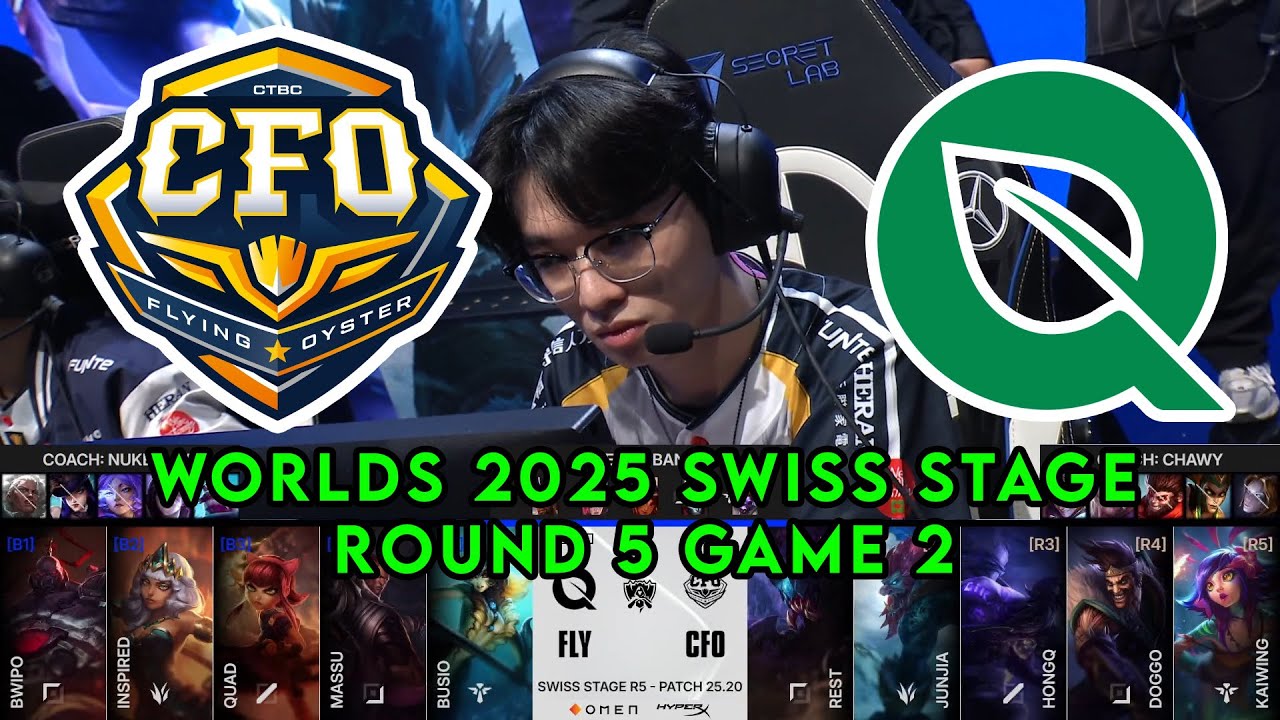 CFO vs FLY Game 2 | World Championship 2025 Swiss Stage Round 5 | CTBC Flying Oyster vs FlyQuest G2