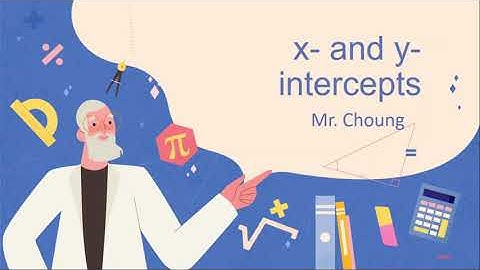 X and Y Intercepts (Year 8)