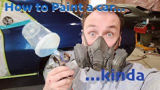 Getting the 1969 Camaro in paint! how to paint a car