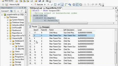 Grandparent, parent and child hierarchy SQL server or Bread Crumb