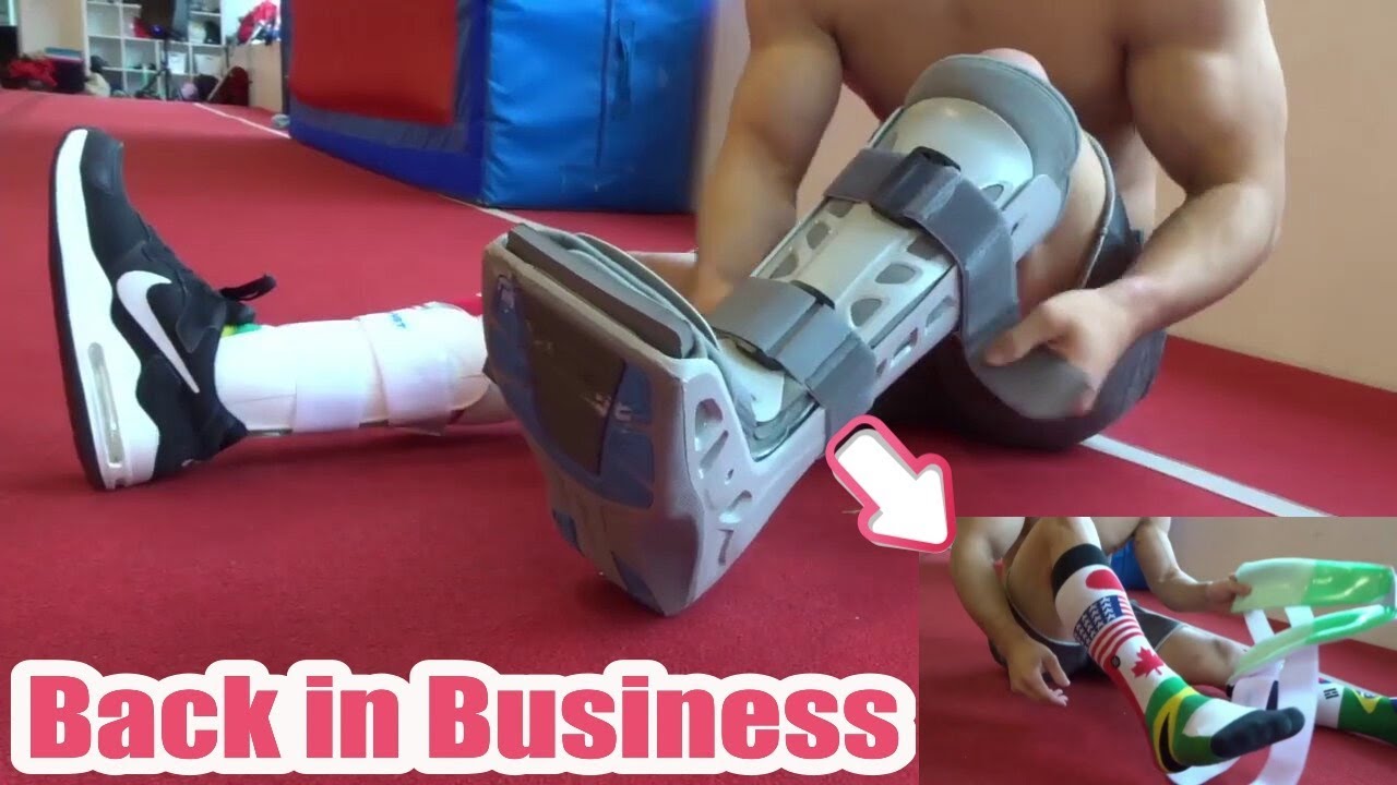 Training with air boots and air cast ｜Back in Business 