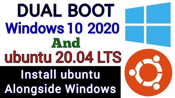 How To Dual Boot Windows 10 2020 And ubuntu 20.04 LTS | ubuntu alongside Windows | Urdu / Hindi