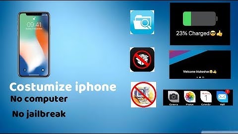 Costumize your iPhone iPad|Without Jailbreak|Without computer| ios 11.1-11.1.2