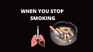 What Happens To Your Body When You Stop Smoking | Health