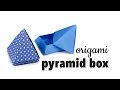 Origami Pyramid Box Tutorial - DIY - Paper Kawaii