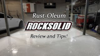 Rust-Oleum RockSolid Garage Floor Coating Review & Tips! Net Worth