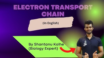 Electron transport chain | In English | CSIR NET | GATE | DBT JRF | Shantanu Kolhe