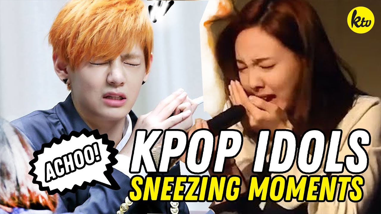 Funny Moments of KPOP IDOLS SNEEZING KPOP COMPILATION