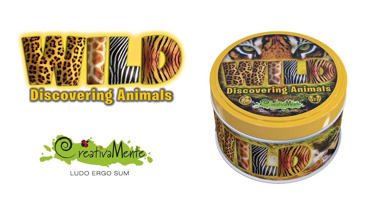 WILD Discovering Animals CREATIVAMENTE In Italiano Gioco Party Game Mammiferi Eta 5