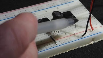 Inductive kickback demonstrated through reverse biased LED used to protect switch