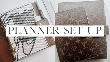 Planner Set Up & 2026 Prep Part II | Louis Vuitton MM & GM Agenda