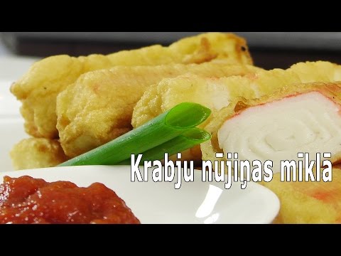 Video: Tartletes Ar Kivi Un Krabju Nūjiņām