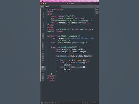 Creating Art with JavaScript and Canvas | javascript canvas html canvas ...