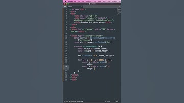 Creating Art with JavaScript and Canvas | javascript canvas html canvas
