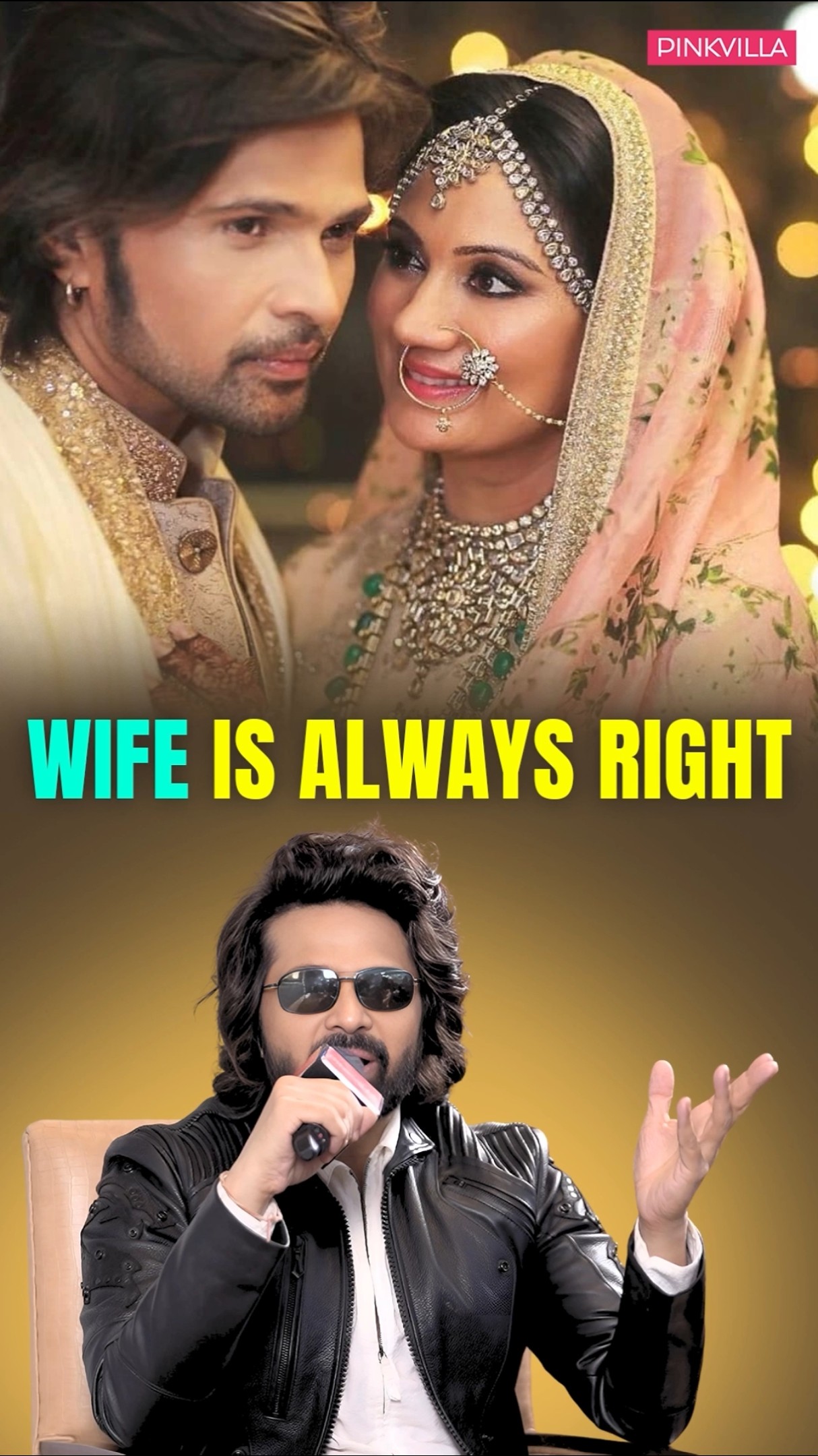 Himesh Reshammiya Is NOT Badass After MARRIAGE? | #shorts #bollywood #trending #couple