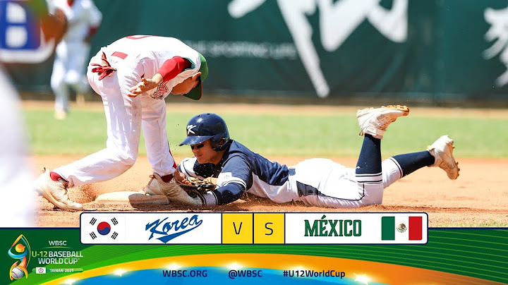 Highlights: 🇰🇷 Korea vs. Mexico 🇲🇽 WBSC U-12 Baseball World Cup - Super Round