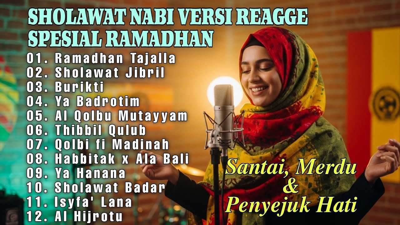 Sholawat Nabi Reggae Paling Enak Didengar Saat Ramadhan 🌙 Full Album Tanpa Iklan