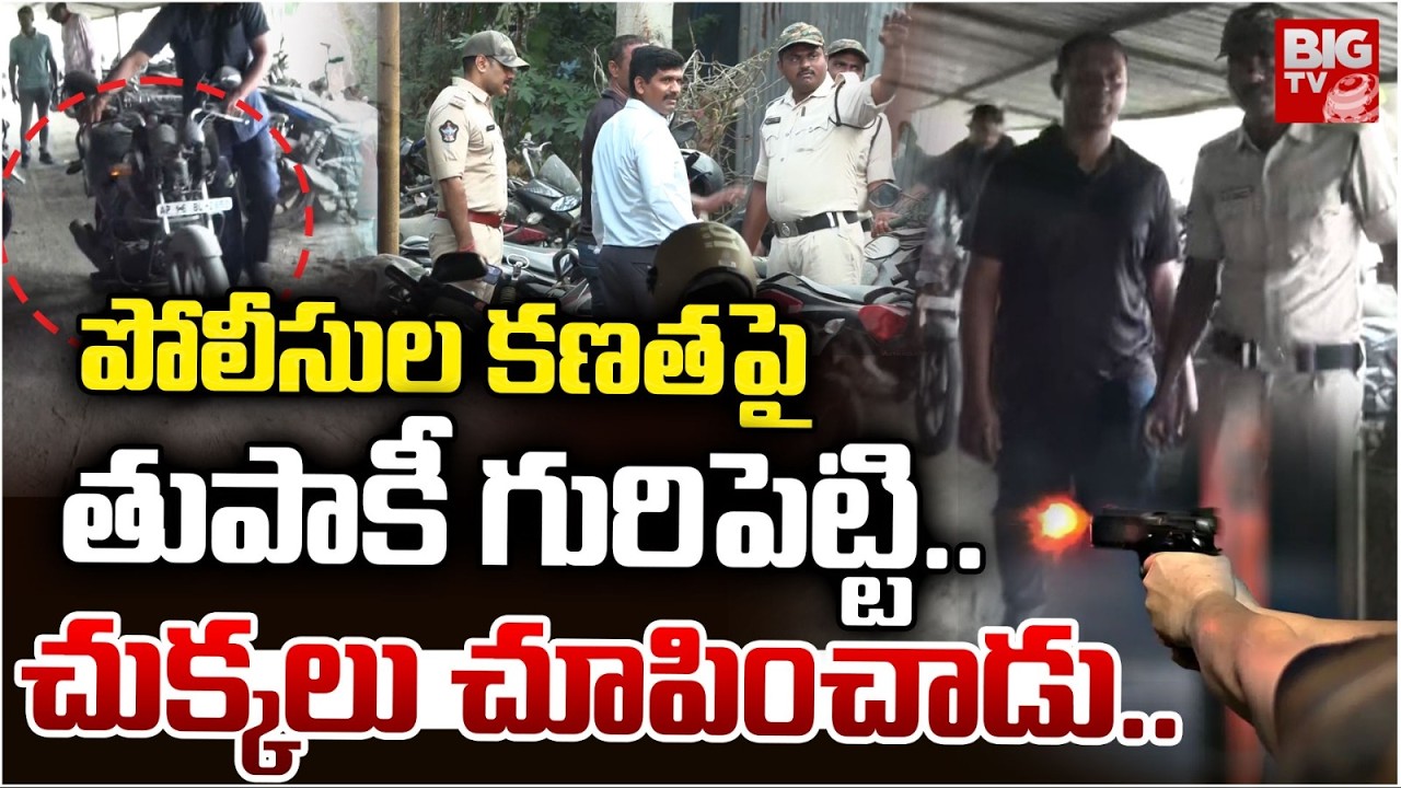 Man Points Gun at Police | Tense Situation