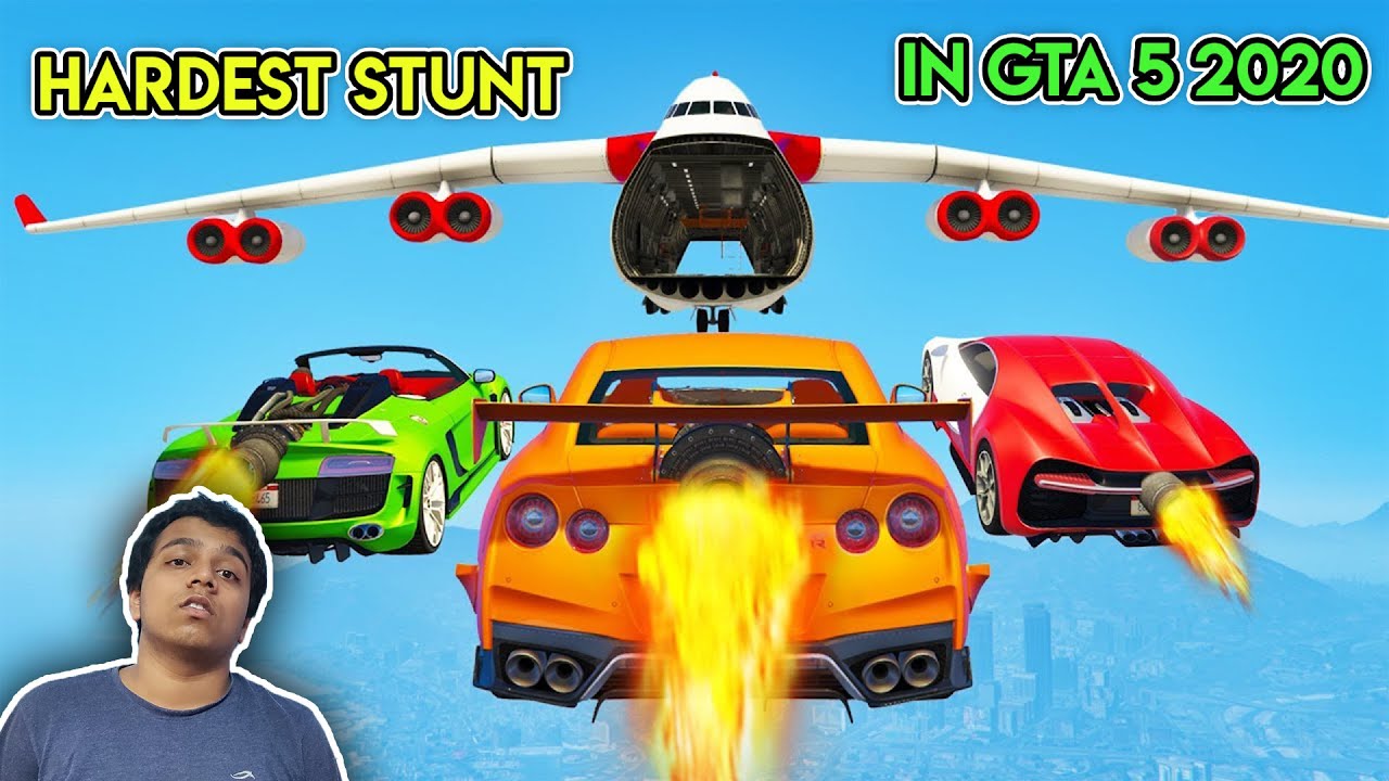 GTA 5 HARDEST STUNT IN GTA 5 MAP 2020 | GTA 5 STUNTS !!!!!!