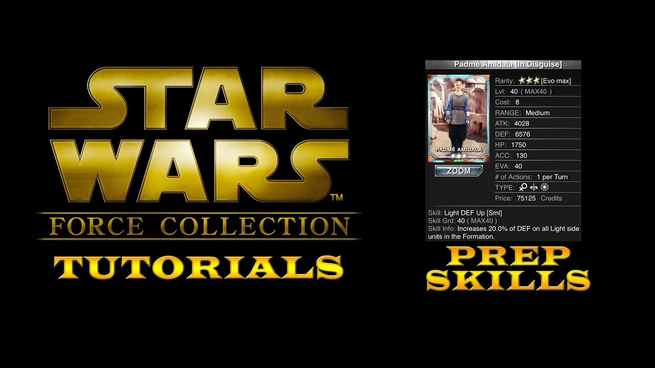 Star Wars: Force Collection Tutorials - Prep Skill Cards - YouTube