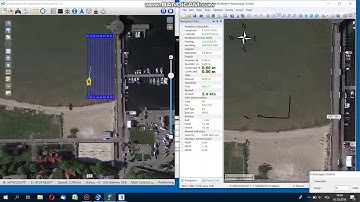 SL20 software interface during autonomous survey in Poland