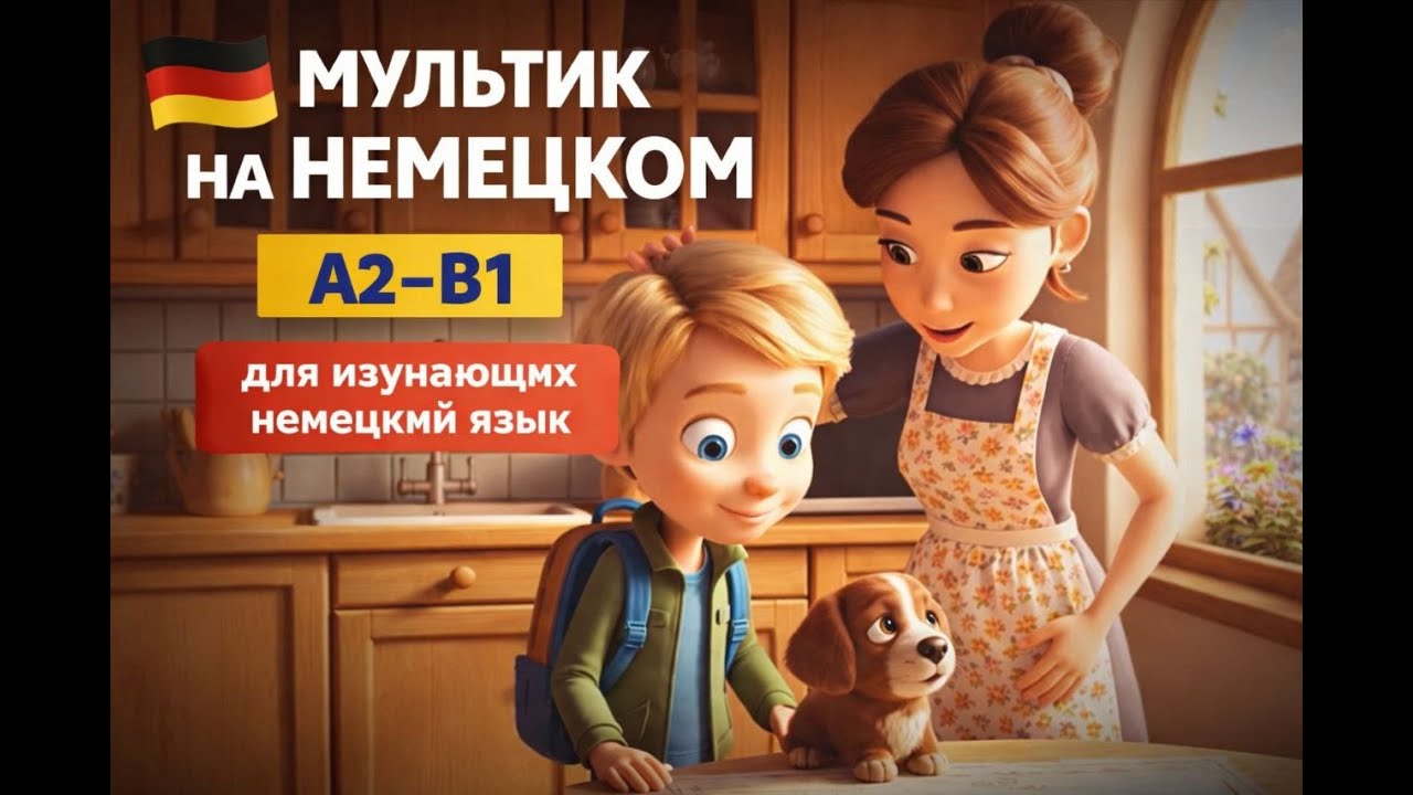 Приключения Макса.Мультик на немецком языке. А2-B1