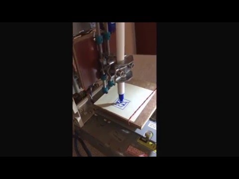 Mini cnc plotter from old CDROM Arduino UNO created by DarZed