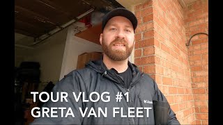 Tour vlog #1 - Greta Van Fleet - Drum Tech