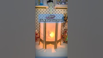 Tự làm lồng đèn kéo quân tự xoay 🏮 #tramsurimun #diy #tếttrungthu #longden