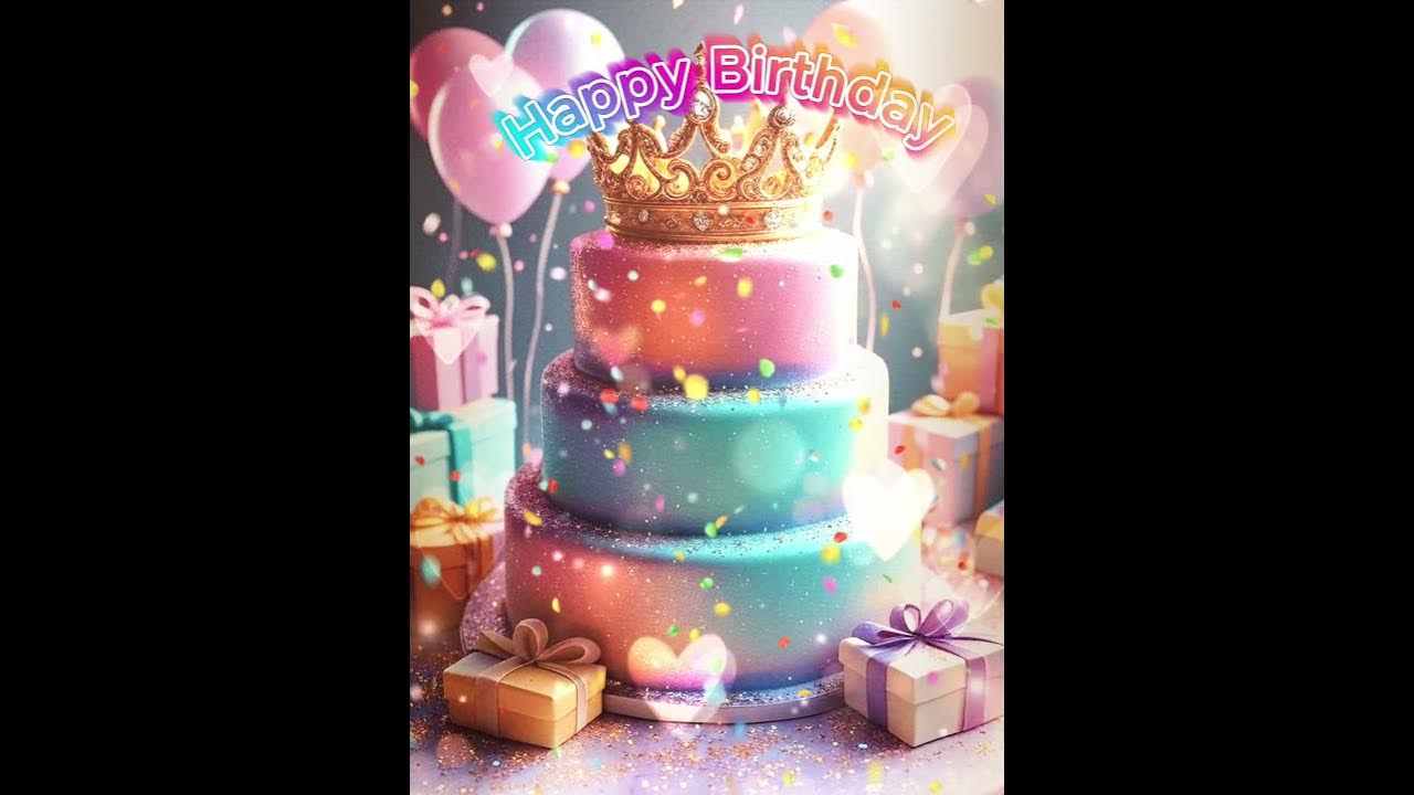 Happy Birthday Princess  Disney-Inspired Crown Celebration Song