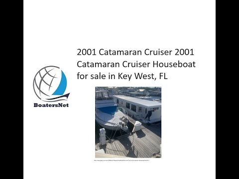 2001 Catamaran Cruiser Houseboat for sale in Key West, FL. $299,000.  @BoatersNetVideos