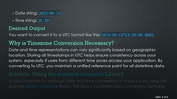Solving the Timezone Issue in Node.js: Converting Local Time to UTC