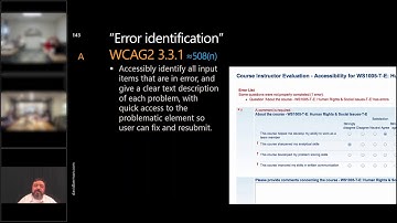 Lesson excerpt from Accessibility for Instructional Design with David Berman Communications