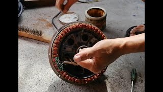 ebike hub motor opening and cleaning
